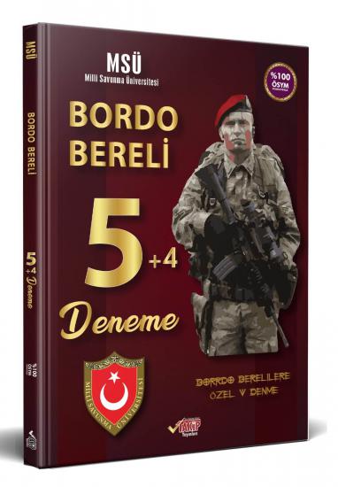Takip Yayınları 2023 MSÜ Bordo Bereli 5+4 Deneme Özel Hazırlık