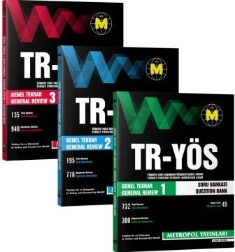 TR-YÖS Set-5 | Tüm Dersler Karma Soru Bankası Seti | Metropol Yayınları