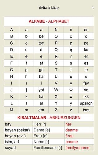 Almanca Dil Kartları | Delta Kültür Yayınevi