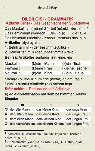 Almanca Dil Kartları | Delta Kültür Yayınevi