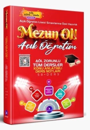 2025 Mezun OL – AÖL Zorunlu Dersler İçin Konu Anlatımlı Hazırlık Kitabı