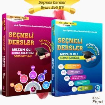 AÖL Seçmeli Dersler 2’li Efsane Sınav Seti | Konu Anlatımı + Soru Bankası | Mezun OL – Liyakat Yayınları