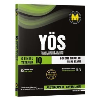 TR-YÖS Set-6 | Deneme Sınavları Kitap Seti | Metropol Yayınları
