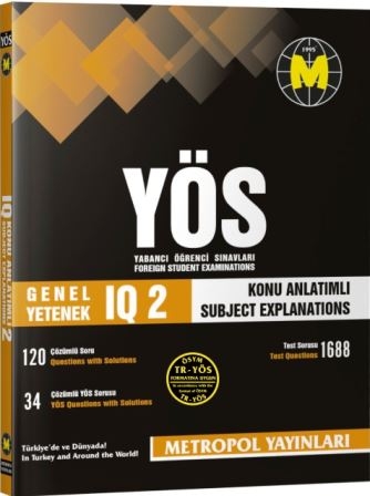 TR-YÖS Set-1 | Tüm Dersler Konu Anlatımlı Kitap Seti | Metropol Yayınları