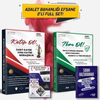 2025 İnfaz Koruma ve Katip Ol – 4’lü Sınav Seti (Konu Anlatımı + Soru Bankası + Klavye + Mülakat)