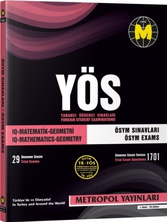 TR-YÖS Set-5 | Tüm Dersler Karma Soru Bankası Seti | Metropol Yayınları