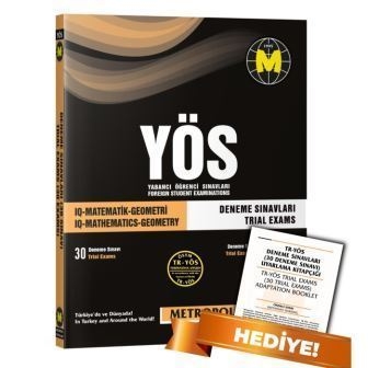 TR-YÖS Set-6 | Deneme Sınavları Kitap Seti | Metropol Yayınları