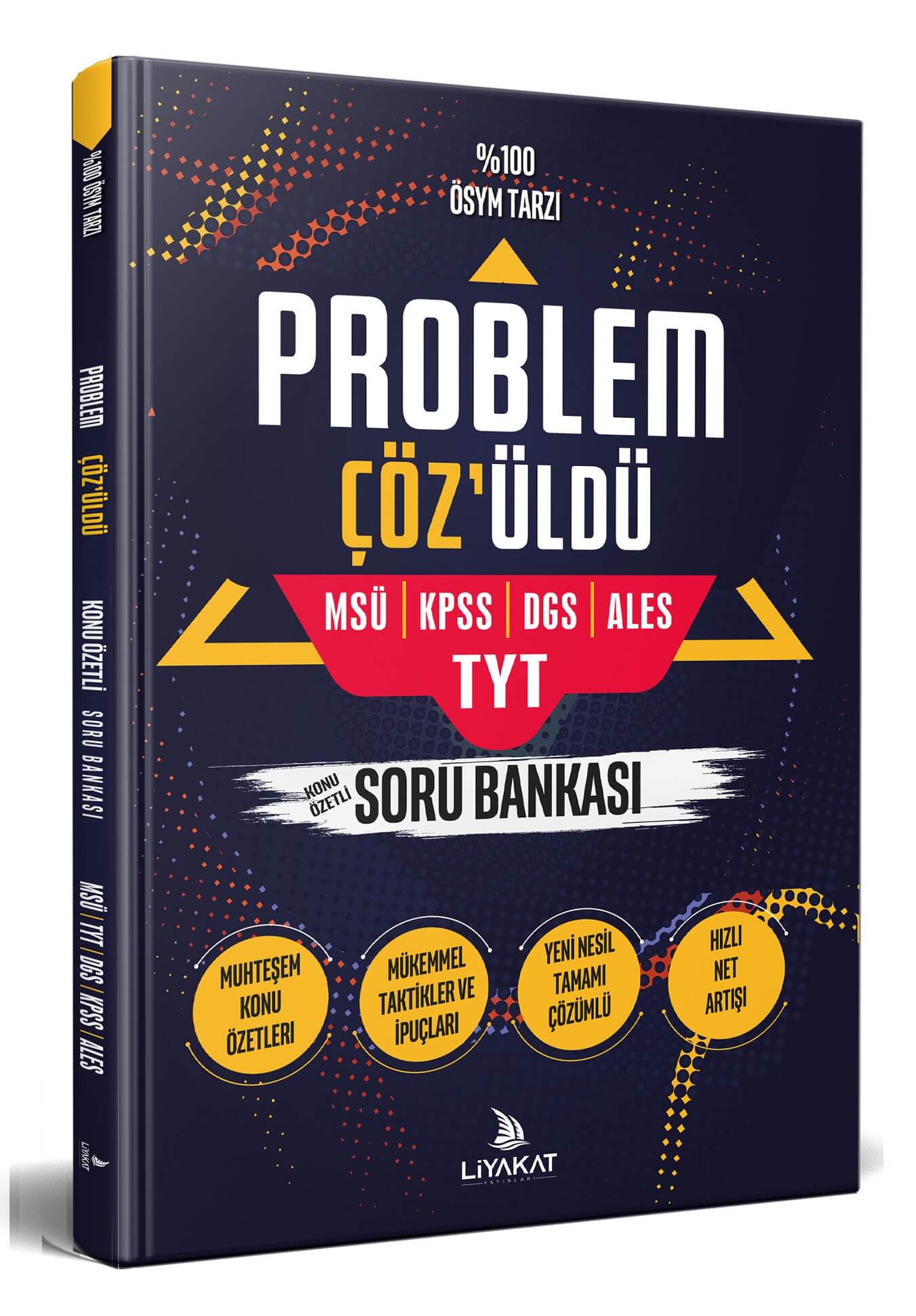 Liyakat Yayınları 2023 Problem Çözüldü Konu Özetli Problemler Soru Bankası