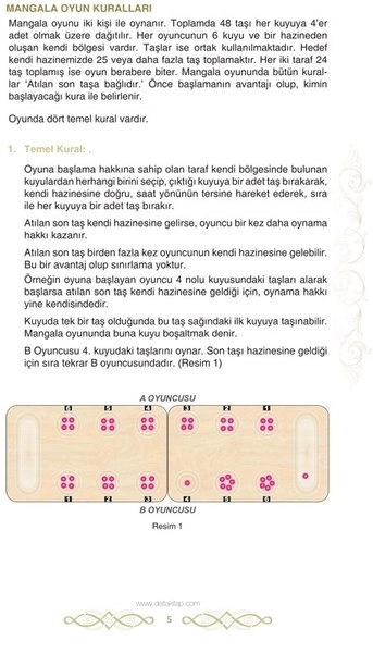 Mangala Zeka ve Strateji Oyunu | Nilüfer Çınar Çorlulu | Delta Kültür Yayınevi