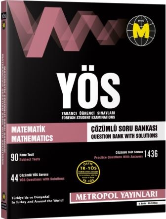 TR-YÖS Set-5 | Tüm Dersler Karma Soru Bankası Seti | Metropol Yayınları