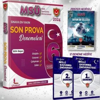 MSÜ Son Prova Deneme Seti – 2025 Adayları İçin 6+2 Tam Çözümlü Sınav Paketi