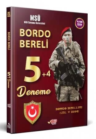MSÜ Bordo Bereli 5+4 Deneme – 2025 MSÜ Sınavlarına Özel Hazırlık