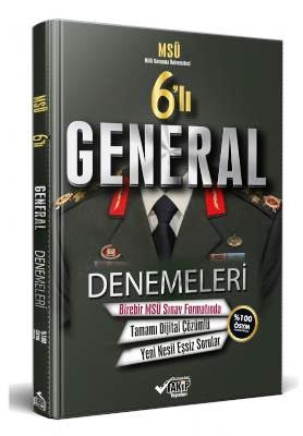 MSÜ 6’lı General Deneme Seti – 2025 Sınavlarına Özel, Tamamı Dijital Çözümlü