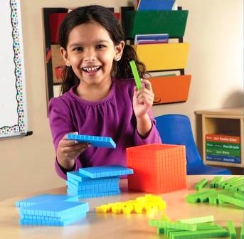 Onluk Taban Blokları – Renkli Birlik, Onluk, Yüzlük Matematik Eğitim Materyali