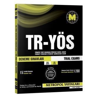 TR-YÖS Set-6 | Deneme Sınavları Kitap Seti | Metropol Yayınları