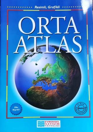 Resimli ve Grafikli Orta Atlas | Ülke Bayraklı