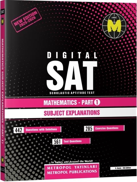 Digital SAT Mathematics Part 1 | New Edition | Subject Explanations | Metropol Yayınları