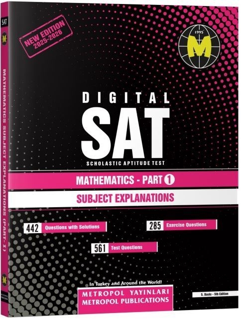 Digital SAT Set-1 | SAT All Classes Books Series | Metropol Yayınları | Yeni Baskı