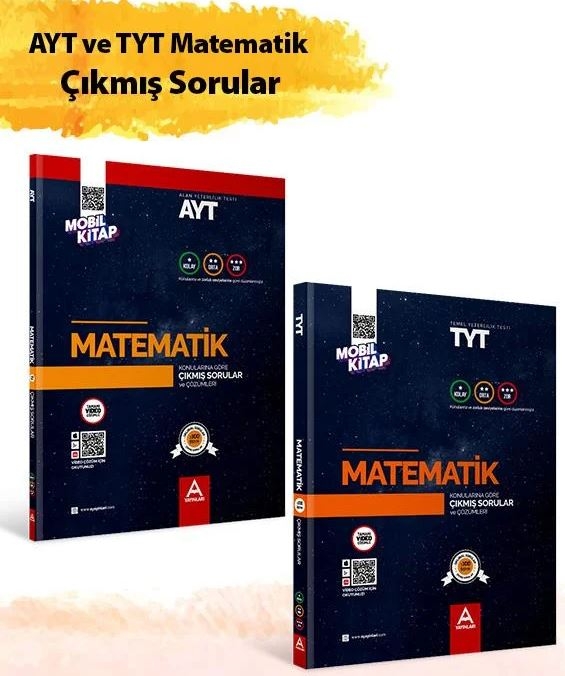 AYT ve TYT Matematik Çıkmış Sorular Seti | Konularına ve Zorluk Derecesine Göre Sıralı | A Yayınları
