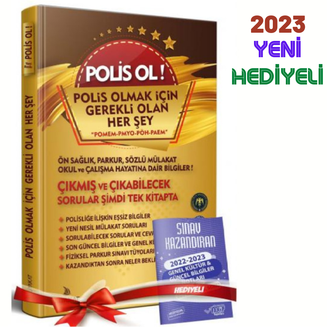 POLİS OL GOLD (Polis Olmak İçin Gerekli Olan Bilgiler) 2024 Alımları İçin Özel Kaynak (Video Hazırlık Seti Hediyeli)
