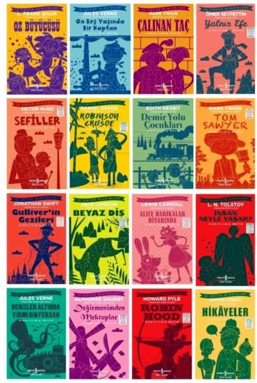 100 Temel Eser Seçmeleri 16 Kitap Set
