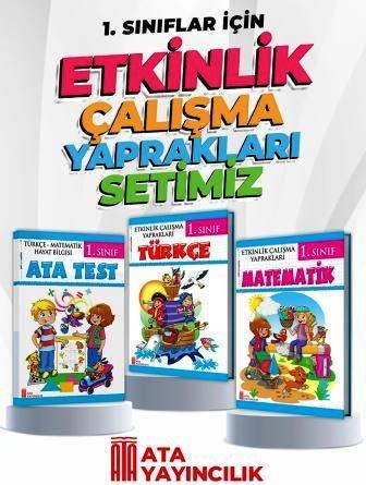 1. Sınıf Etkinlik Çalışma Yaprakları 3’lü Set