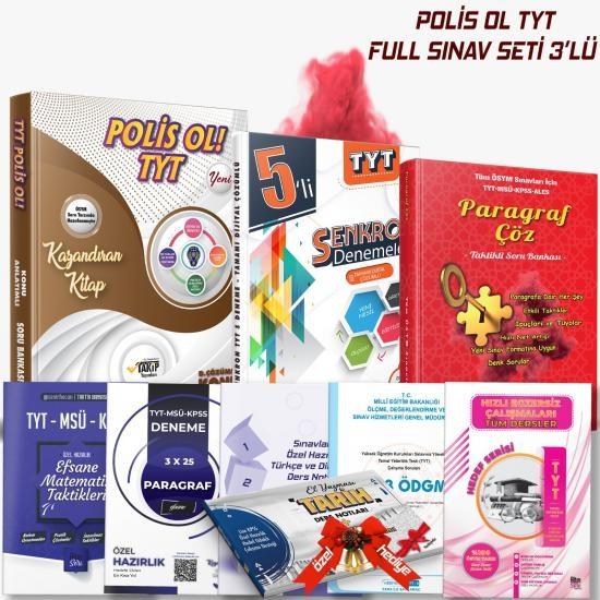 POLİS OL TYT Hazırlık Seti-3lü Sınav Paketi+Hediye