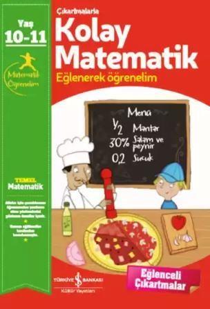 10-11 Yaş Çıkartmalarla Kolay Matematik