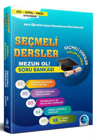 Liyakat Yayınları 2023 Mezun Ol Seçmeli Dersler Soru Bankası Açık Öğretim Lisesi