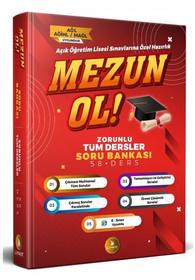 Liyakat Yayınları 2023 Mezun Ol Zorunlu Tüm Dersler Soru Bankası Açık Öğretim Lisesi