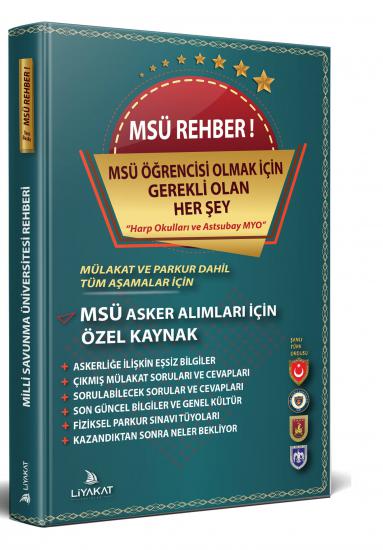 Liyakat Yayınları 2023 MSÜ Rehber Alımlarına Özel Rütbeli Asker Olmak İçin Gerekli Olan Her Şey