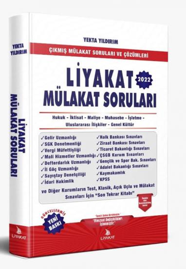 Liyakat Yayınları 2023 Mülakat Soruları (A-B Grubu Mülakatlar İçin Gerekli Olan Her Şey)