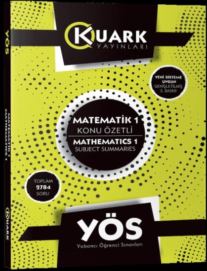 TR-YÖS Matematik-1 Konu Özetli Kitap | Kuark Yay.
