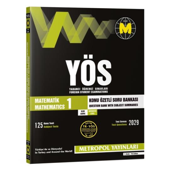TR-YÖS Matematik-1 Konu Özetli Soru Bankası