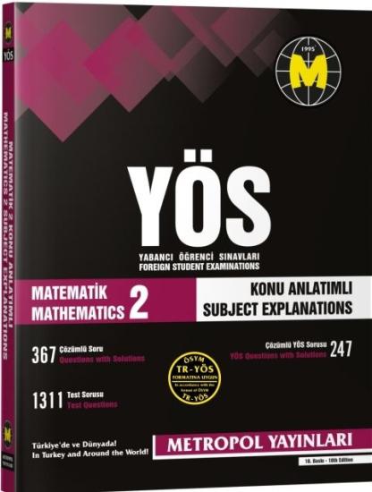 TR-YÖS Matematik-2 | Konu Anlatımlı ve Çözümlü