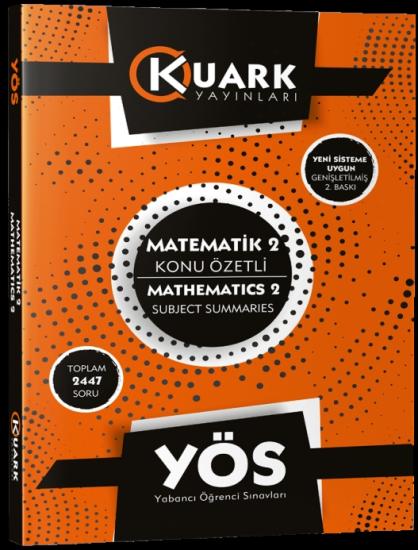 TR-YÖS Matematik-2 Konu Özetli Kitap | Kuark Yay.