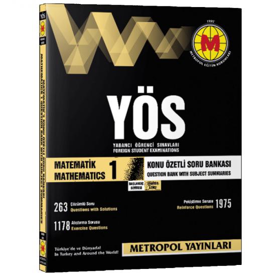 Metropol Yayınları 2023 YÖS Matematik-1 Konu Özetli Soru Bankası