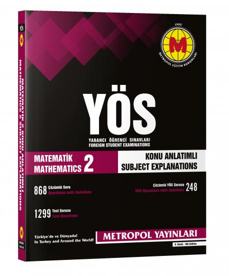 Metropol Yayınları 2023 YÖS Matematik-2 Konu Anlatımlı