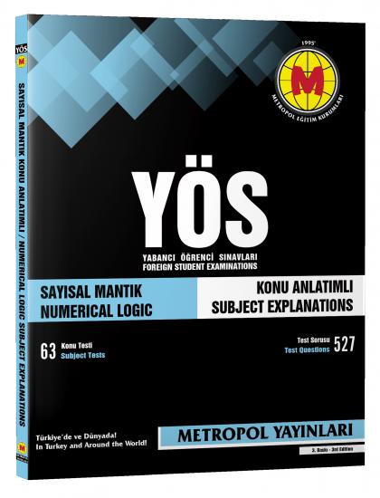 Metropol Yayınları 2023 YÖS Sayısal Mantık Konu Anlatımlı