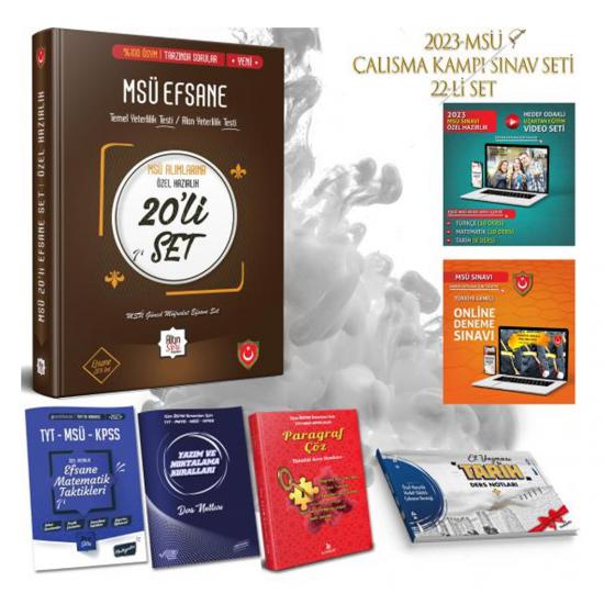 Altın Seri Yayınları 2023 16’lı Efsane Altın Set MSÜ Özel Hazırlık