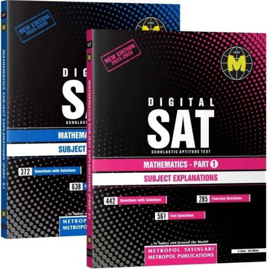Digital SAT Set-3 | Mathematics Part 1–2 Kitap Set
