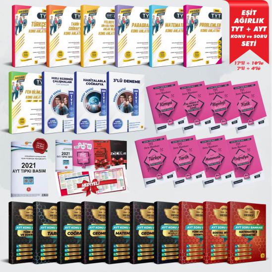 Süper Set Altın Seri Yayınları 2023 AYT ve TYT Eşit Ağırlık Konu ve Soru Full Set (17’li+10’lu+7’li+4’lü Set)
