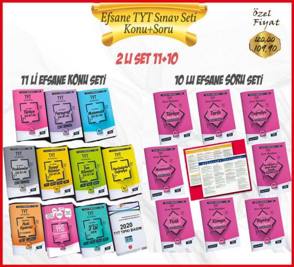 Süper Set Altın Seri Yayınları 2023 TYT Efsane Sınav Seti (11’li Konu + 10’lu Soru Seti)