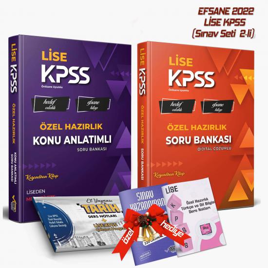 Süper Set Takip Yayınları 2023 Lise KPSS Özel Hazırlık - Efsane Konu Anlatımlı + Soru Bankası