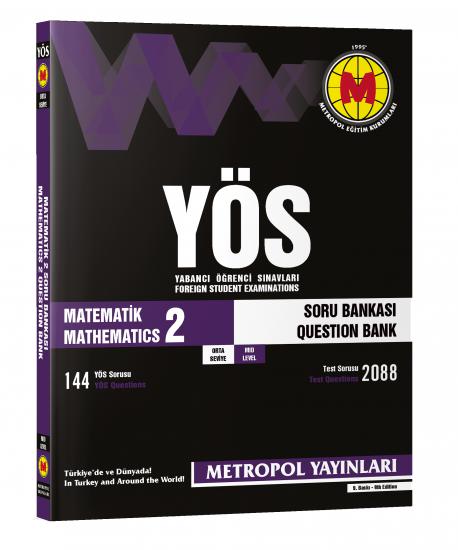 Metropol Yayınları 2023 YÖS Matematik -2 Soru Bankası