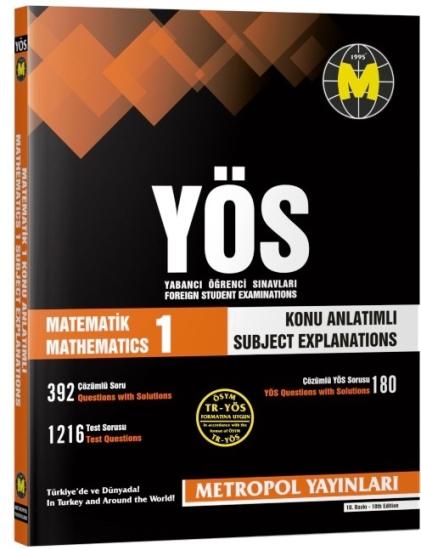 TR-YÖS Matematik-1 Konu Anlatımlı ve Örnek Çözümlü