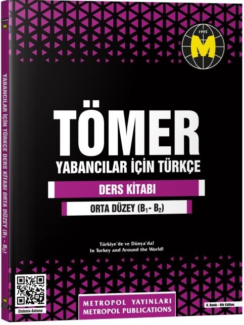TÖMER B1-B2 Türkçe Öğretim Seti | Orta Düzey | Yabancılar İçin Türkçe | Metropol Yayınları