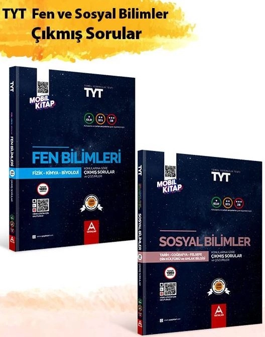 TYT Fen ve Sosyal Bilimler Çıkmış Sorular Seti | Konu ve Zorluk Derecesine Göre Sıralı | A Yayınları