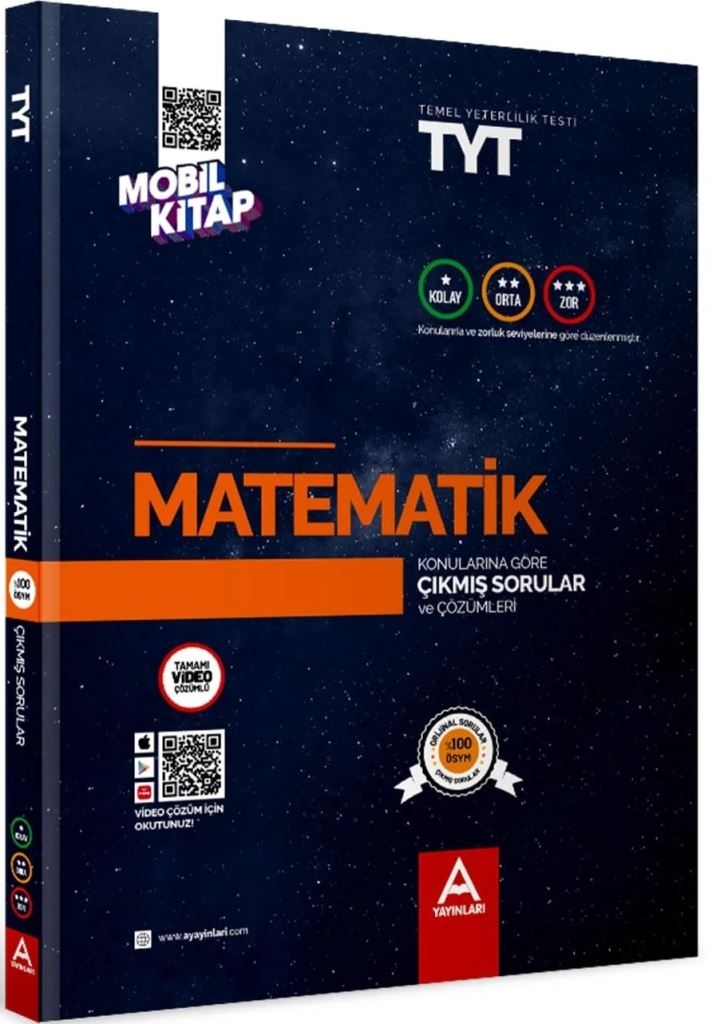 TYT Matematik Konularına ve Zorluk Derecesine Göre Çıkmış Sorular | A Yayınları
