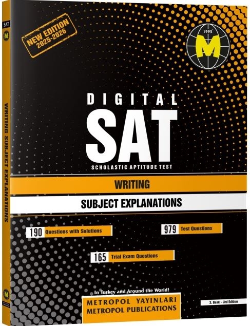 Digital SAT Set-2 | Reading & Writing Kitap Seti | Metropol Yayınları